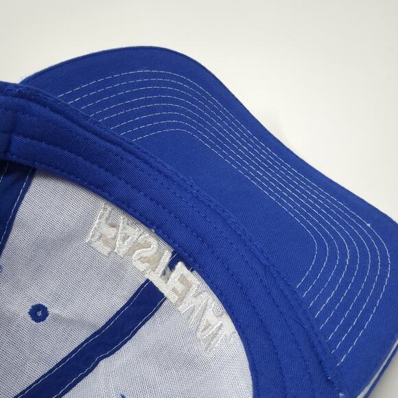 Fastenal Strapback Baseball Cap Blue One Size Adjustable Embroidered 6 Panel - Picture 8 of 10